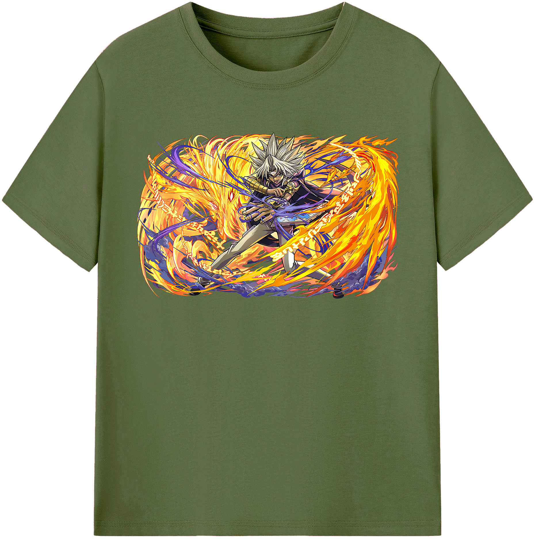 （画像用） 遊☆戯☆王 Yu-Gi-Oh! 綿100％半袖Tシャツ（フロントプリント）